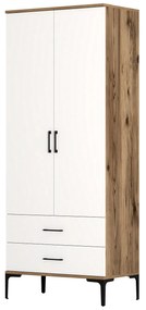 Dulap de haine Kiara T (Nuc + Alb). 1088333