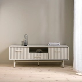 Comodă TV gri 140x50x45 cm Palma – Unique Furniture