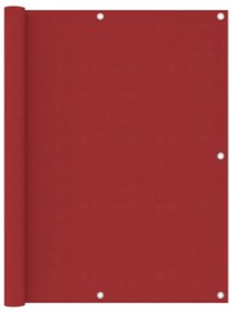 vidaXL Prelată balcon roșu 120x400 cm țesătură Oxford