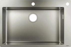 Chiuveta bucatarie Hansgrohe S71 inox 76x50 cm