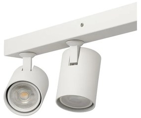 Plafoniera liniara alba cu 4 spoturi EXO 4, 120cm