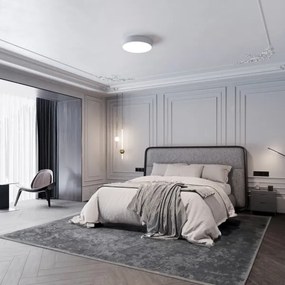 Plafonieră pentru baie CLEO 3xE27/24W/230V d. 40 cm gri IP54