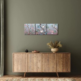 Tablou - Parcul Păsărilor (cu ceas) (90x30 cm)
