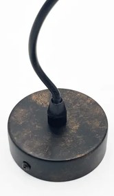 Brilagi - Lustră LED RIDDY pe cablu, 1xE27/60W/230V, cupru/patină