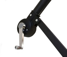 Umbrelă de grădină Free Pole, gri, 3 m