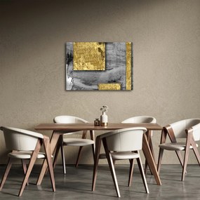 Tablou - Pătrate de aur N⁰2 (70x50 cm)