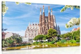 Tablou catedrala în Barcelona