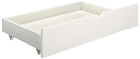Cadru de pat cu 2 sertare, alb, 180x200 cm, lemn masiv de pin Alb, 180 x 200 cm, 2 Sertare