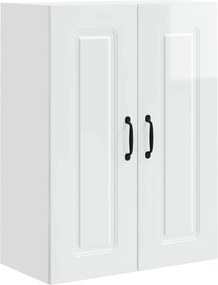 vidaXL Dulap de bucătărie Kalmar Alb lucios 60 x 31 x 80 cm