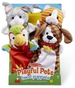 Marionete - animale de companie 25 cm 4 buc într-o pungă