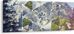 Tablou - Model geometric (120x50 cm)