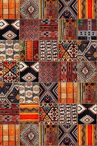 Traversa Hol HMNT899, 100x200 cm, Poliester, Multicolor