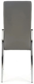 Scaun de bucaterie Morgan, gri/argintiu
