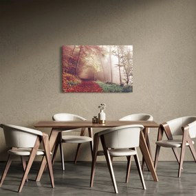 Tablou - Plimbarea de toamnă prin pădure (90x60 cm)