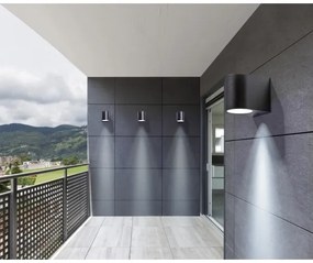 Aplică de exterior RIMINI 1xGU10/35W/230V IP54 rotundă Azzardo AZ4265