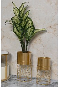 Ghivece decorative 2 buc. din metal ø 23 cm Livi – Mauro Ferretti