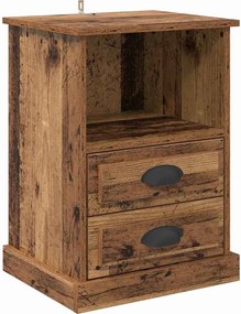 vidaXL Dulap de noapte Lemn vechi 36 x 43 x 60 cm Lemn compozit