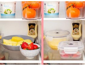 Set 3 recipiente pentru stocare alimente și pompă cu vacuum Compactor Food Saver