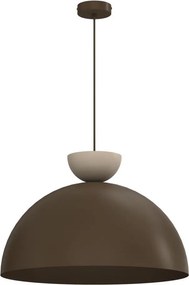 Lustră pe cablu NEVIS 1xE27/15W/230V Ø 50 cm maro