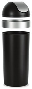 Coș de gunoi negru din plastic 62 l Venti – Umbra