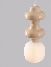 Pendul ceramic design modern CHIC galben