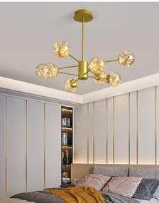 Lustra Mora Cu LED, 8 Globuri, 40 w