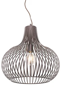 Lampă modernă cu pandantiv maro 48 cm - Saffira