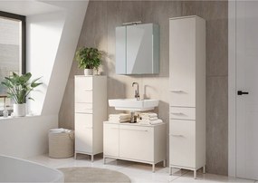 Dulap sub chiuvetă crem cu aspect mat 80x59 cm Laurino – Germania