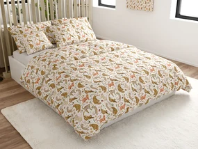 Lenjerie de pat din bumbac WILD CATS colorată Dimensiune lenjerie de pat: 2 buc 70 x 90 cm | 200 x 220 cm