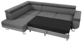 Colțar în formă de U cu tetiere reglabile Jelara (D) (piele ecologică soft 017 + lux 05). 1051142