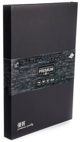 Set de cuțite G21 Damascus Premium în bloc debambus, cutie, 5 bucăți + piatră de ascuțit