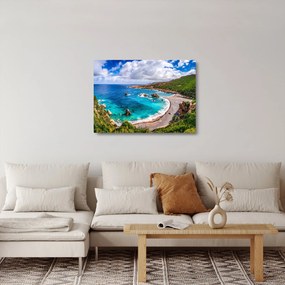 Tablou pe sticlă - Sardinia (70x50 cm)