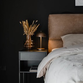 Lampă de masă de exterior ciupercă bronz închis reîncărcabilă - Keira