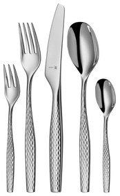 Set tacamuri WMF Sentic Cromargan Protect, 30 piese, Otel inoxidabil 18/10, Protectie impotriva zgarieturilor si uzurii, Argintiu