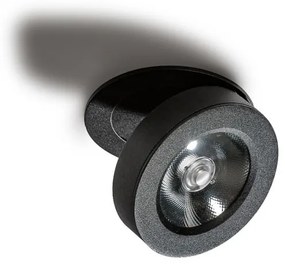 Spot LED incastrat directionabil de tavan/plafon IP54 FRIDA 12W 3000K negru