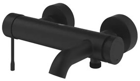 Baterie cada - dus Grohe Essence negru mat Phantom Black