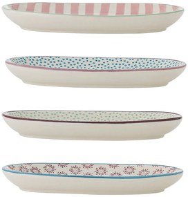 Farfurii 4 buc. pentru servire din gresie Patrizia – Bloomingville