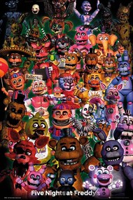 Poster Five Nights At Freddy's - Ultimate Group, (61 x 91.5 cm)