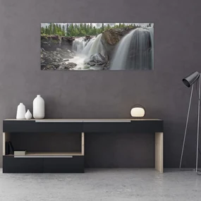 Tablou cu cascade (120x50 cm), în 40 de alte dimensiuni noi