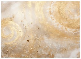 Tablou pe sticlă - Textura modelată (70x50 cm)