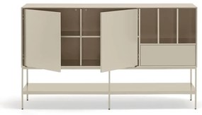 Comodă crem 166x98x45 cm Platt – Teulat