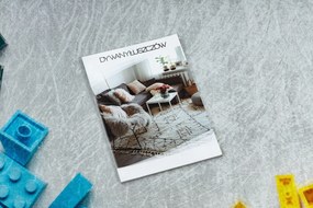 BAMBINO 38480 covor lavabil Kit de construcție pentru copii anti-alunecare - gri / galben