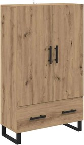 vidaXL Bufet Stejar Artizanal 69,5 x 30 x 115 cm Lemn compozit