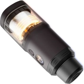 Espressor portabil Wacaco Pixapresso, 20 bari, 210 ml, Cafea macinata si capsule NS/Nespresso, 9000 mAh, Maro