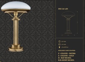 Veioza design clasic realizata manual Decor