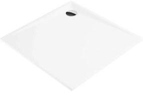 Cadita dus patrata alba 80x80 cm Kerria Plus, Deante 800x800 mm