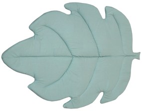 Covoras de joaca termic Frunza Pure Salvia 150x105x5cm, pliabil, bumbac 100% si umplutura antialergica BabySoft  , protectie impotriva loviturilor