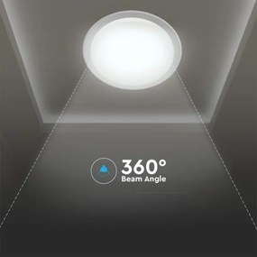Plafonieră LED dimabilă LED/72W/230V 3000-6500K d. 67 cm alb + telecomandă