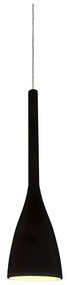 Ideal Lux - Lustră pe cablu FLUT 1xE14/40W/230V, Ø 10,5 cm, negru