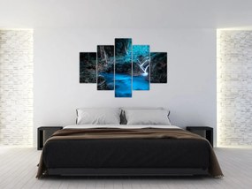 Tablou - Noaptea magică în pădurea tropicală (150x105 cm)